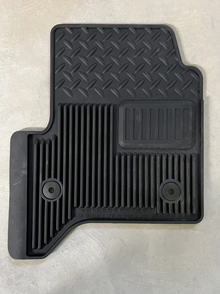 GMC SIERRA 2500 HD 2015-2019 alfombrilla goma juego completo de 4 OEM Foto 3 de 4