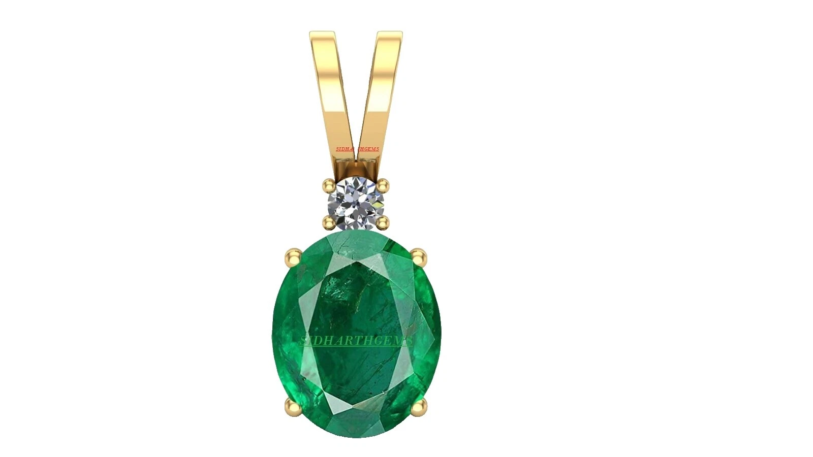 Emerald Brass Fashion Jewelry