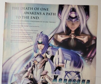アニメ seleP 3rd Album YANDELOID CONCEPTION Xenosaga Episide III 3 Bandai Namco Video Game Magazine Print Ad