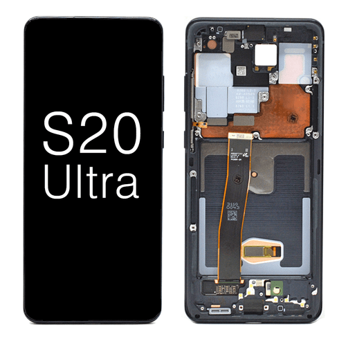 Samsung Galaxy S20 Ultra 5G Full Size Display LCD Screen with Frame Replacement