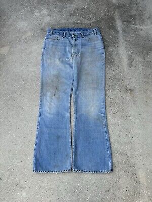 Vintage 70s Levi's 646 Orange Tab Bellbottom Flare Light Vintage 70s Levi's 646 Orange Tab Bellbottom Flare Light