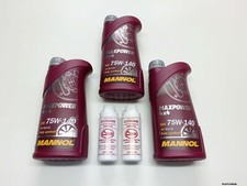 Avant & Arrière Différentiel Fluides Ensemble De pour Jeep Wrangler 1987-2015