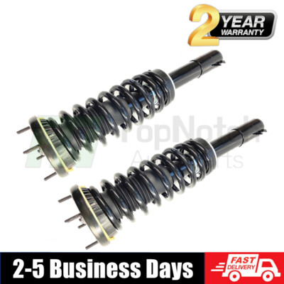 2x Front Shock Struts Assys w/Electric Sensor Fit Jaguar XJ X351 XJR AWD 2013-19