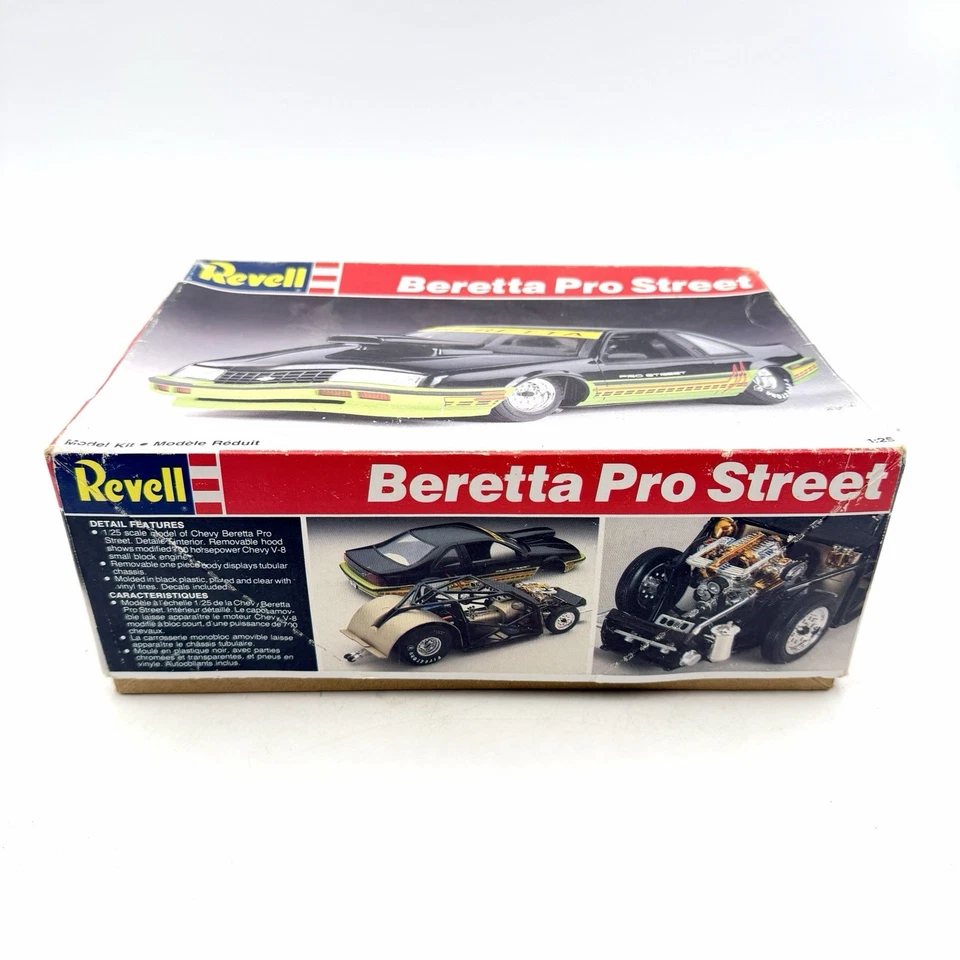 Revell 1/25  Chevy Beretta Pro Street #7168 OOP/HTF/RARE - Open Box - Image 2 of 4