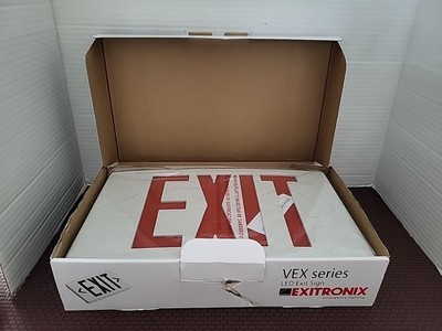 Exitronix emergency lighting Thermo Plastic LED EXIT SIGN VEX Series 
