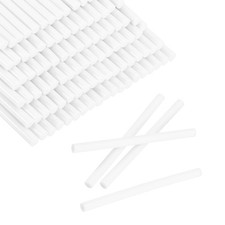 100pcs Mini Glue Stick 0.3"x3.9" High-Stick Hot Glue Gun Sticks, White 0.18 per stick