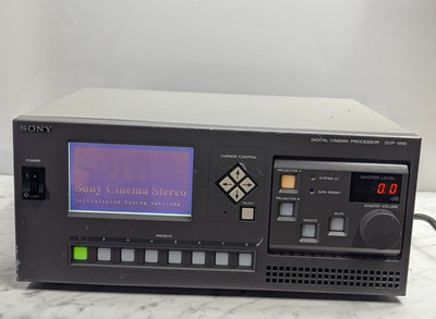 Vintage Sony Model # DCP-1000 Digital Cinema Processor Movie Stereo Sound 1996