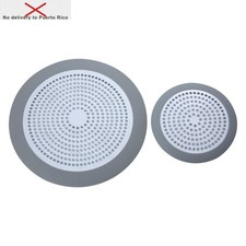 Universal Drain Strainer2-Pack Stainless Steel Shower Sink Strainers with Rubber