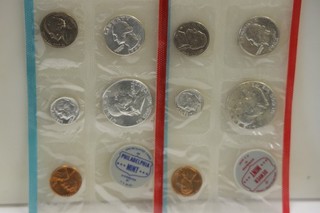 1963 US Silver Mint Set P&D (10) Coin Set.