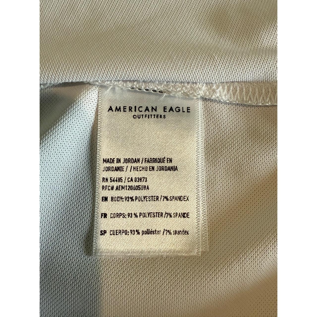 American Eagle White Collared Button Placket Wome… - image 7