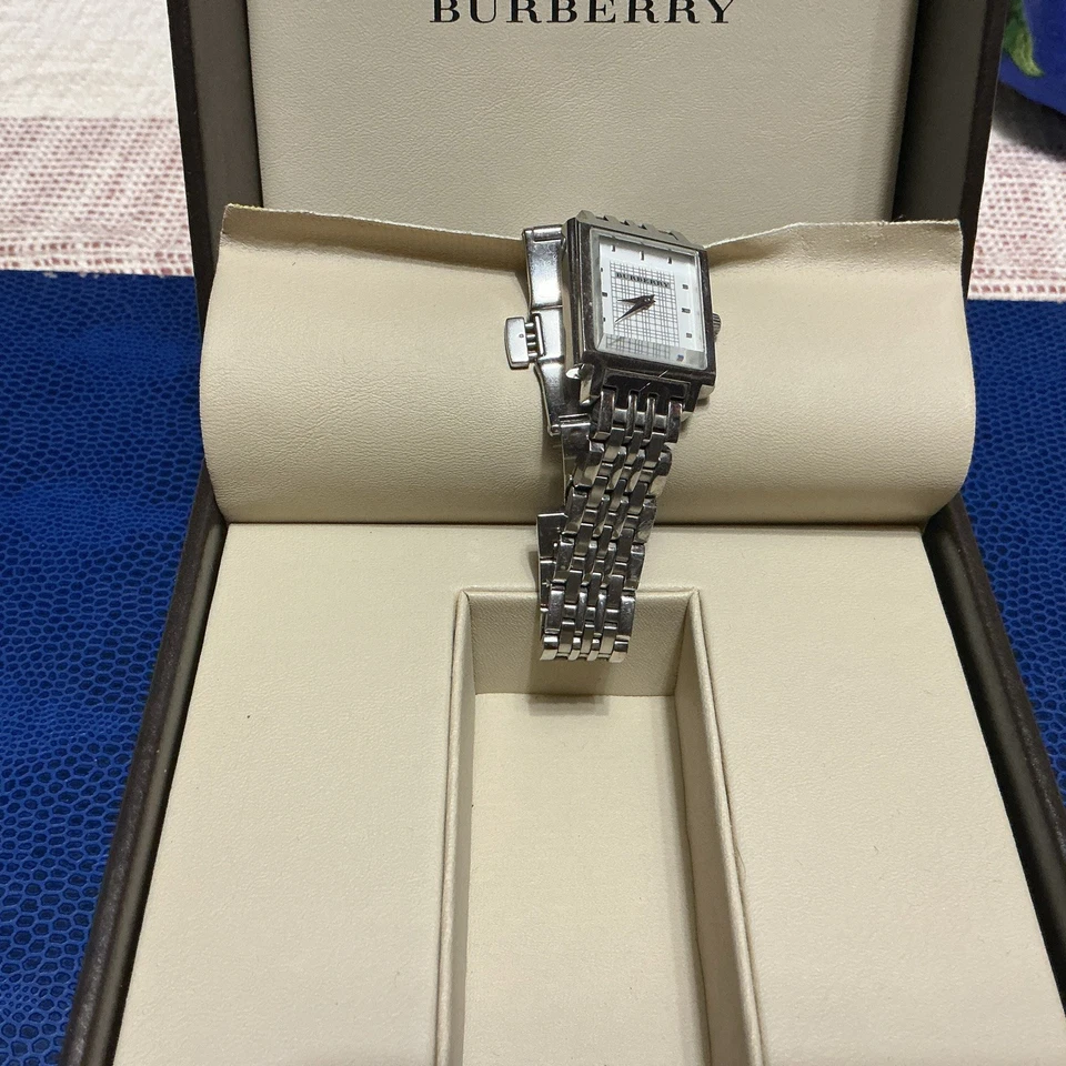 Burberry Watch 24mm White Face Stainless Steel Band - Image 2 of 3