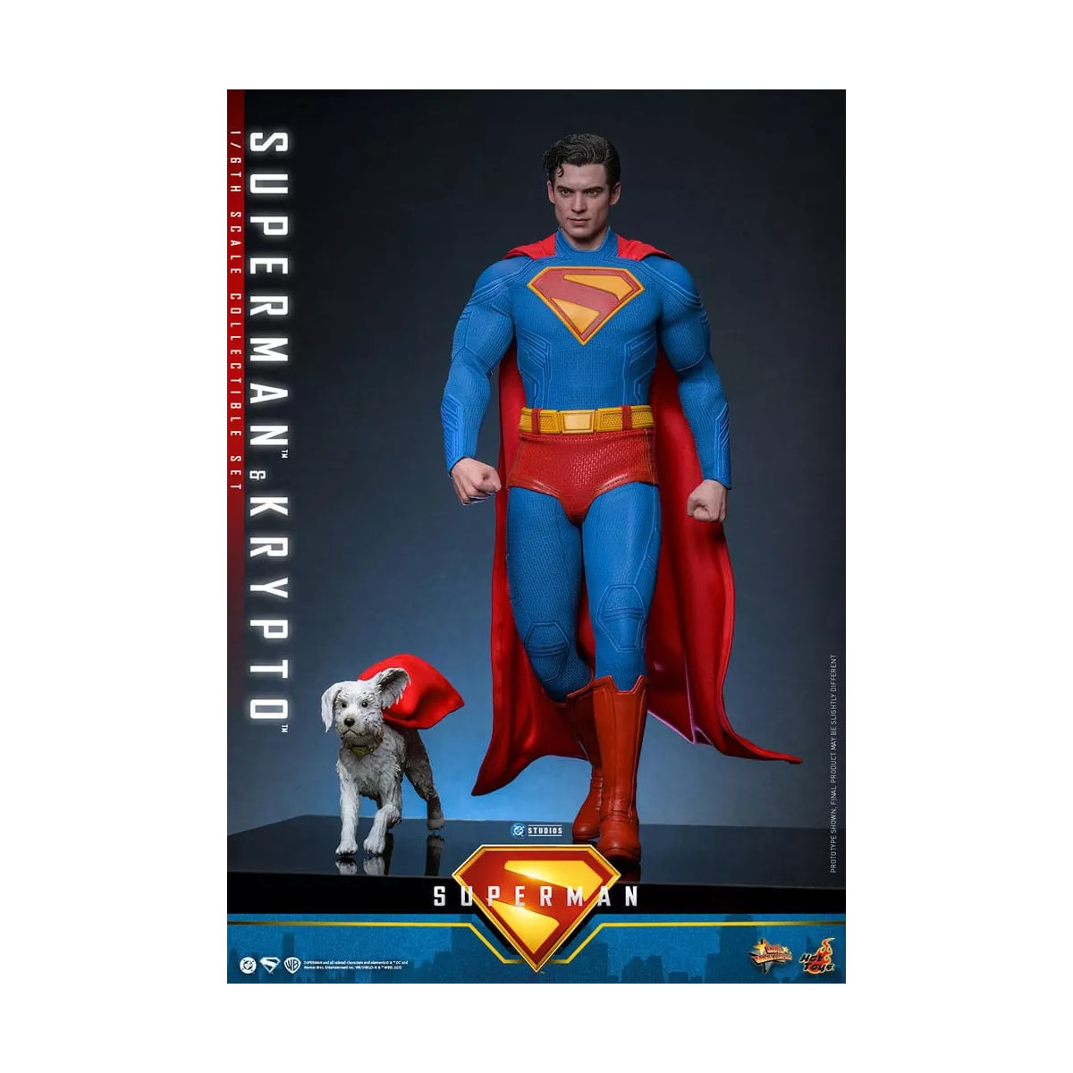Figurine Superman 1/6 Hot Toys pour recréer les poses mythiques DC Comics