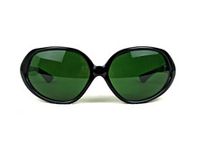 RARE BAT-EYE PERSOL RATTI 6499 SUNGLASSES VTG ACETATE FRAME ITALY 60s OUTDOORS