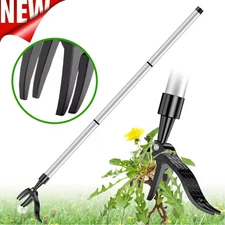 Outdoor Weeder Stand Up Weed Puller Tool Claw Garden Root Remover Killer Easy
