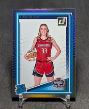 Lucy Olsen Rated Rookie RC Silver Holo Foil 2025 Donruss WNBA Card #97 Mystics