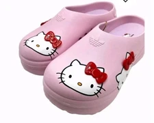 Women's Hello Kitty Adidas Originals Stan Mule Pink Clogs Shoes  New W Tags Sz 8
