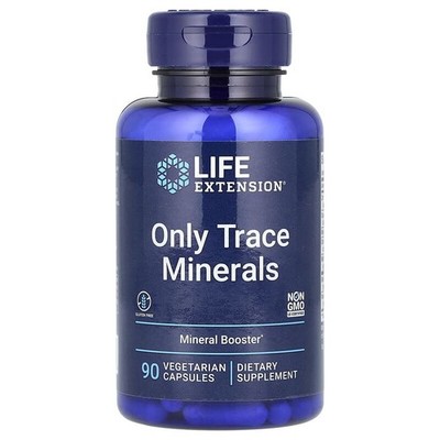 Life Extension Only Trace Minerals 90Caps Chromium /Glycinate/Vanadyl /Manganese