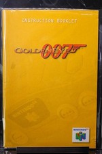 NO GAME- 007 GoldenEye Nintendo 64 N64 Instruction Manual Booklet Only