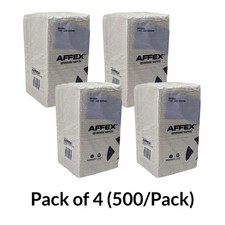 2000-Count Affex 1-Ply Cocktail/Beverage Party Napkins 500/Pack White BN1000a