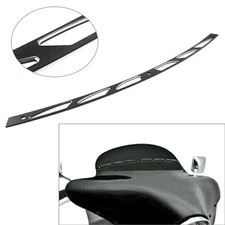 Cut Fairing Windshield Trim Fit Harley Electra Glide FLHT FLHTC FLHX 96-13 Black