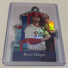 2025 Topps Holiday Bryce Harper #PO-13 Present Die Cut Ornament Phillies
