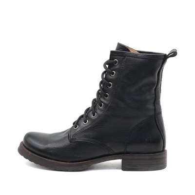 FRYE Damen 4061 Boots Schwarz Leder Hochwertiges Stiefeletten EU 38.5