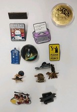 Eclectic Mix of Superb Badges / Pins.  Great Job Lot of  11 Items 4U! UK (utd5)