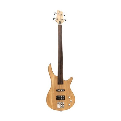 Stagg ''Fusion'' Fretless Electric Bass Guitar - Natural - SBF-40 NAT FL