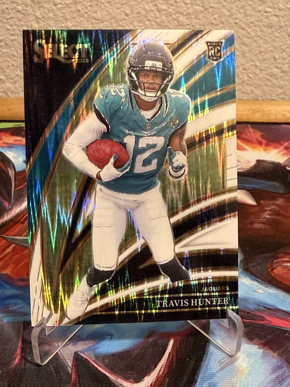 2025 Panini Select Travis Hunter RC – White Shock Prizm /799 – Club Level #228
