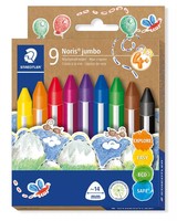 4007817102251 Kredki Woskowe TróJkąTne Jumbo Noris 9 KoloróW Staedtler Staedtler