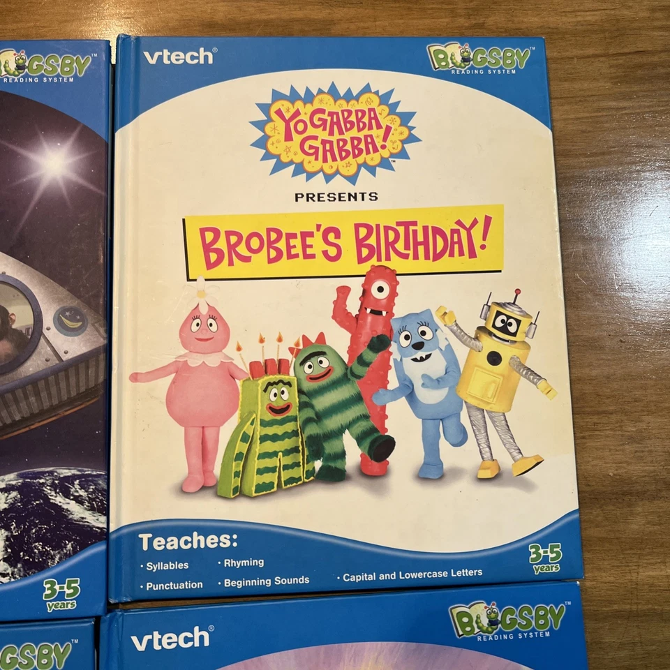 Vtech Bugsby Reading System Lot Of 6 Vtech Bugsby Books- Dora- SpongeBob- Brobee - Image 4 of 4