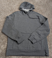 Athletic Works Men  s Fleece Hoodie Sweatshirt, Size L CHARCOAL GREY HEATHER NWT