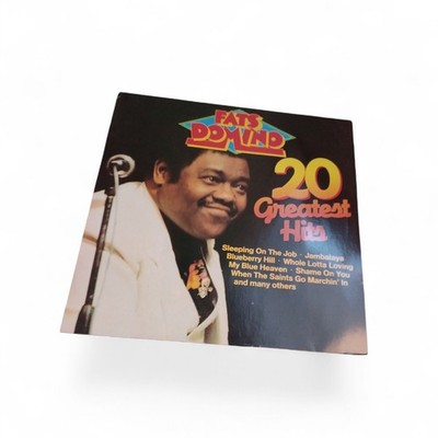 Fats Domino 20 Greatest Hits Vinyl LP Record Album 1980s, U 50032