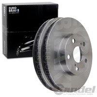 2X Eurobrake Bremsscheiben 255Mm BelÜFtet Vorne Passend FÜR Lexus Ct Toyota