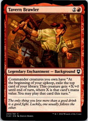 Tavern Brawler C 200 Normal Commander Legends: Battle for Baldur's Gate NM