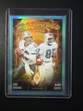 2024 Panini Phoenix Treasured Tandems Dan Marino, Mark Duper #TT-MIA Aqua /40