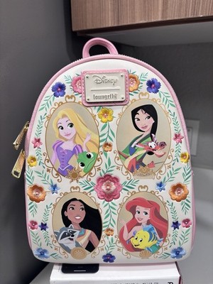 Loungefly Disney Princess Mini Backpack Pink Multicolor Rapunzel