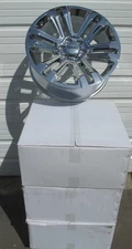 20" NEW GMC YUKON SIERRA FACTORY SPEC CHROME SET OF 4 WHEELS RIMS 5822 B