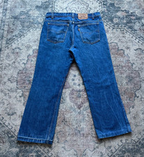 Vintage Levis 517 Orange Tab Jeans Mens Fit 36x27 Made in USA Bootcut 20517-0217