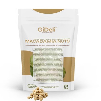 Macadamianüsse Bruch 5kg Macadamia Ungesalzen Rohkost Kerne Müsli Backen GiDeli