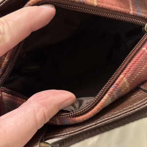 Longaberger Toboson kleine karierte Handtasche - Bild 12 von 14