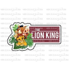 Disney The Lion King vltd Premade Scrapbook Page Paper Piece die cut