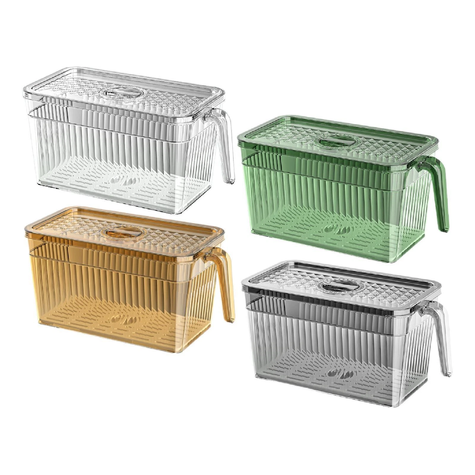 Fridge Organizer Fresh Vegetable Fruit Case Storage Container