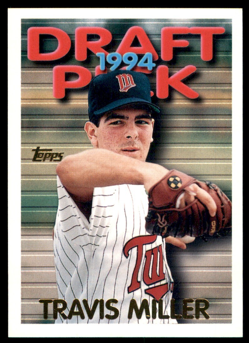 1995 Topps Baseball #194 Travis Miller Rookie
