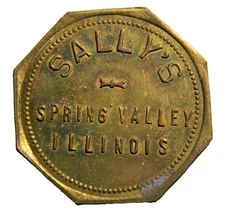 Spring Valley Illinois  Sally's 50 Token (01783) UNLISTED