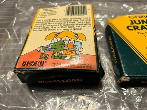 Pastelli Crayola vintage 8 conteggi 24 e jumbo usati Binney & Smith - Foto 3 di 3