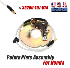 Points Plate Assembly For Honda CB100 CB125 CL125 SL125 XL250 #30200-107-014 USA