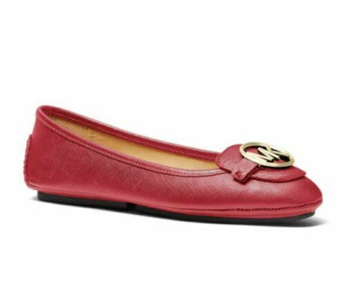 michael kors red loafers