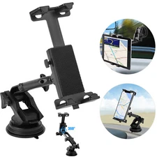 Car Phone Tablet Dashboard Mount Windshield Desk Holder for iPhone 14 iPad GPS