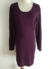 Victoria's Secret Knit BodyCon Sheath Dress Burgundy/Purple Size M